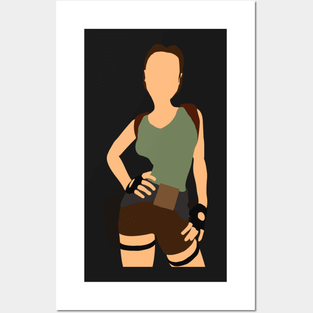 lara croft tomb raider Wall Art by evcharles